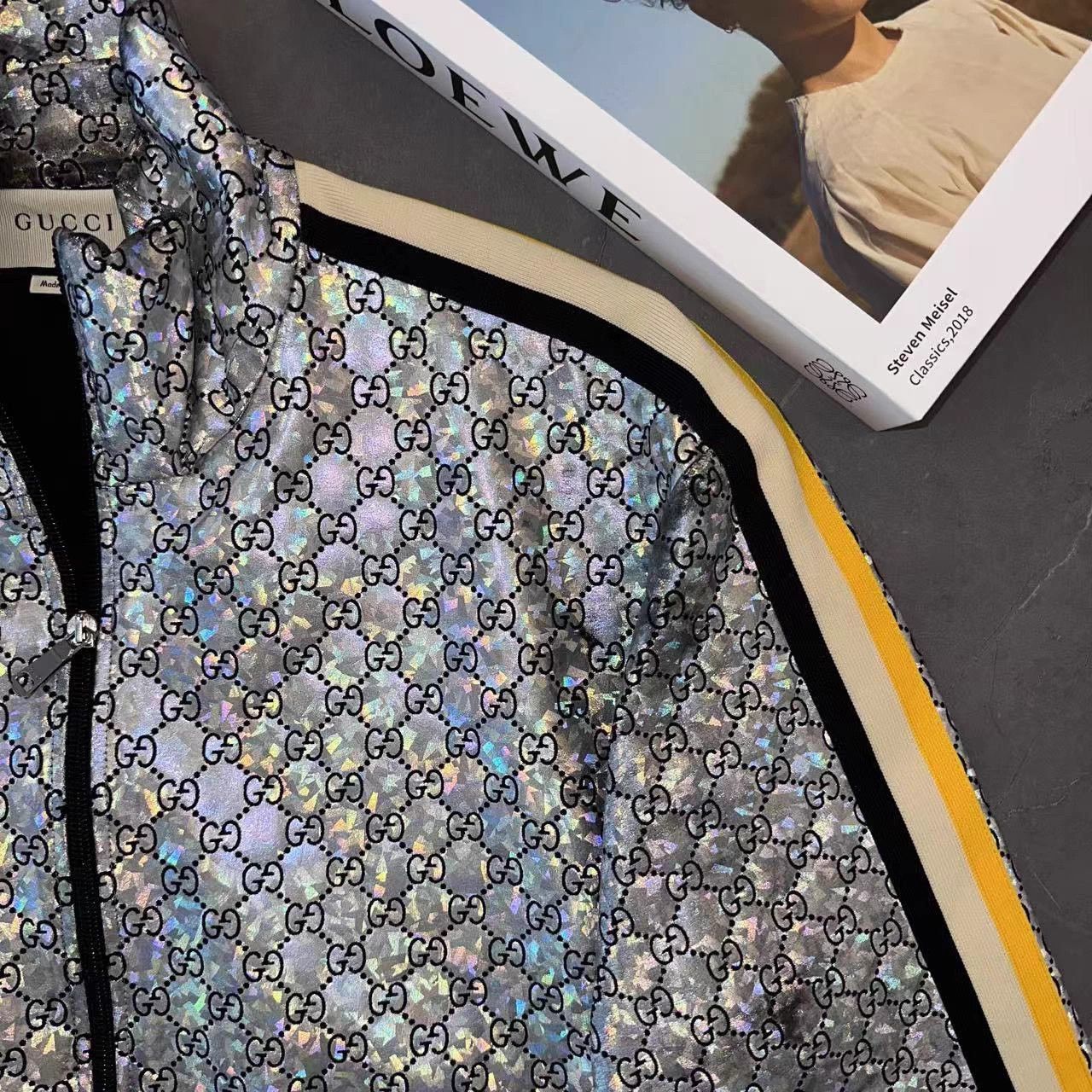 Gucci Gucci Silver Double G Side Jacket L Size US L / EU 52-54 / 3 - 4 Thumbnail