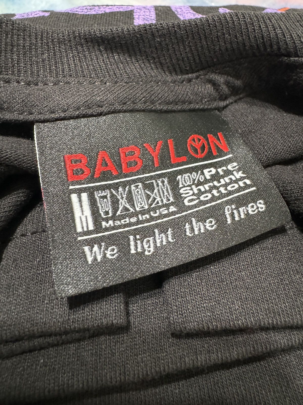 Babylon × Fuck The Population FTP x BABYLON Tee Black (Medium) Size US M / EU 48-50 / 2 - 4 Thumbnail