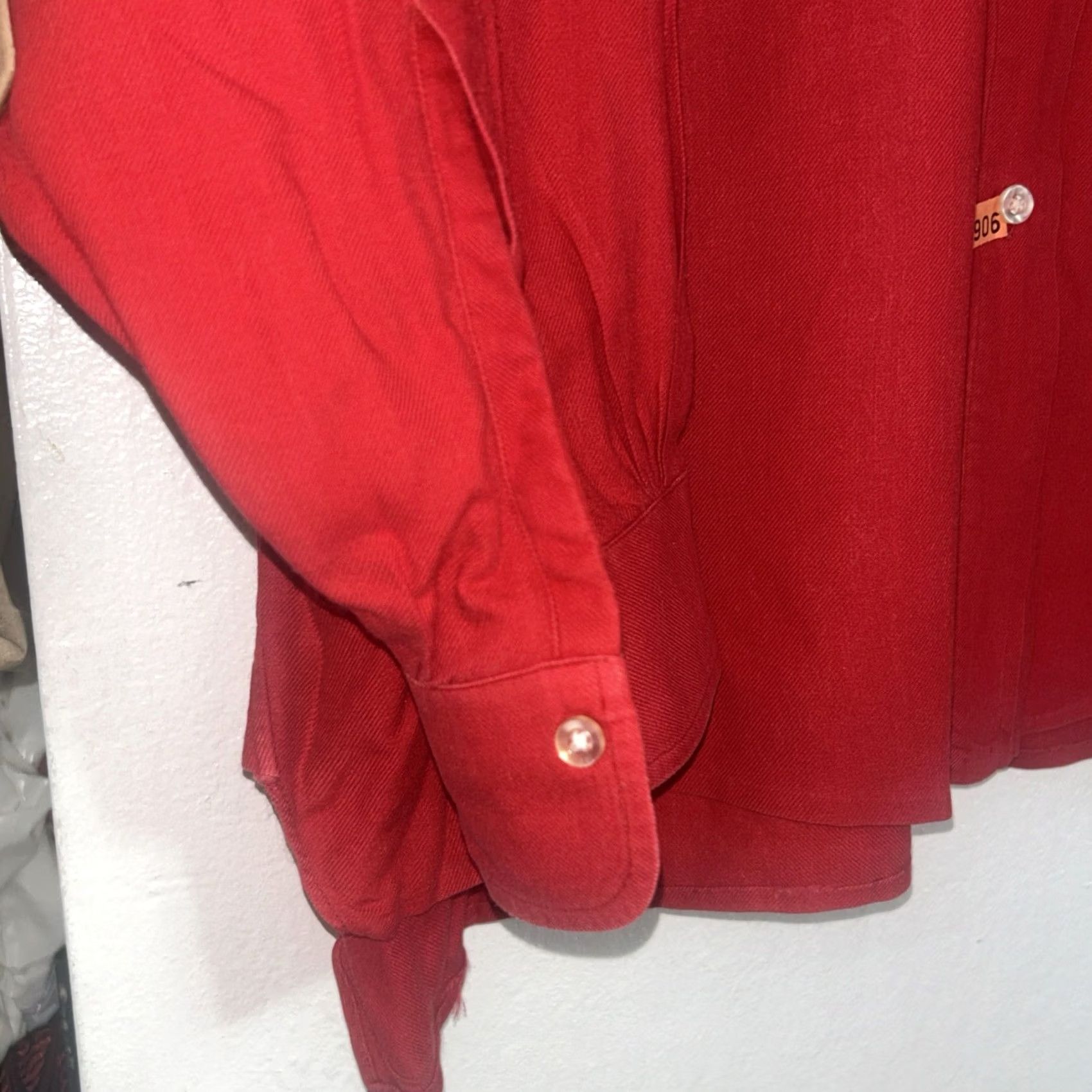 Brooks Brothers VINTAGE Brooks Brothers Red Cotton Flannel Long Shirt 16.5 USA Made Shirt Mens 60s USA Red Flannel Size US XL / EU 56 / 4 - 4 Thumbnail