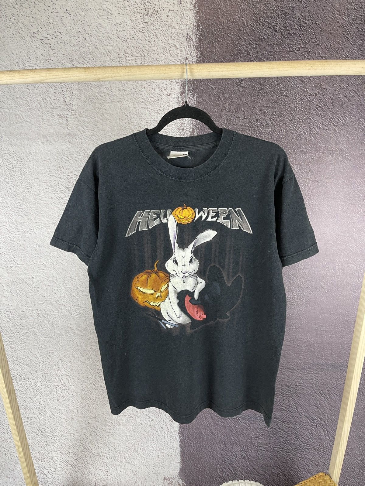 Band Tees HELLOWEEN y2k 00's T-shirt / Rabbits on the Run Tour Size US M / EU 48-50 / 2 - 1 Thumbnail