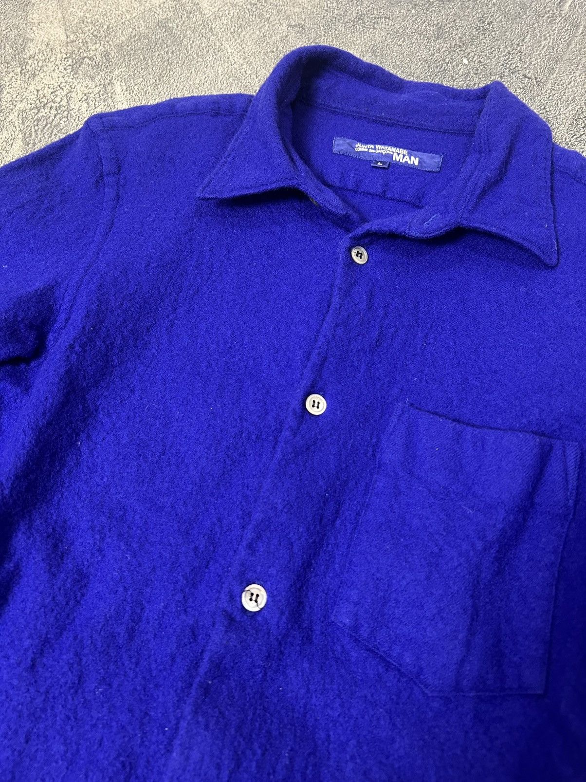Junya Watanabe 🐐2002 South Dakota Middle School Cows Wool Button up Size US S / EU 44-46 / 1 - 7 Thumbnail