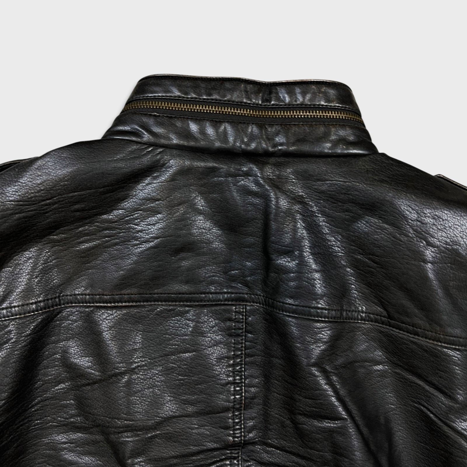 Levi's × Vintage Levi's Faux Leather Jacket Small Aviator Bomber Sherpa Lined Size US S / EU 44-46 / 1 - 6 Thumbnail