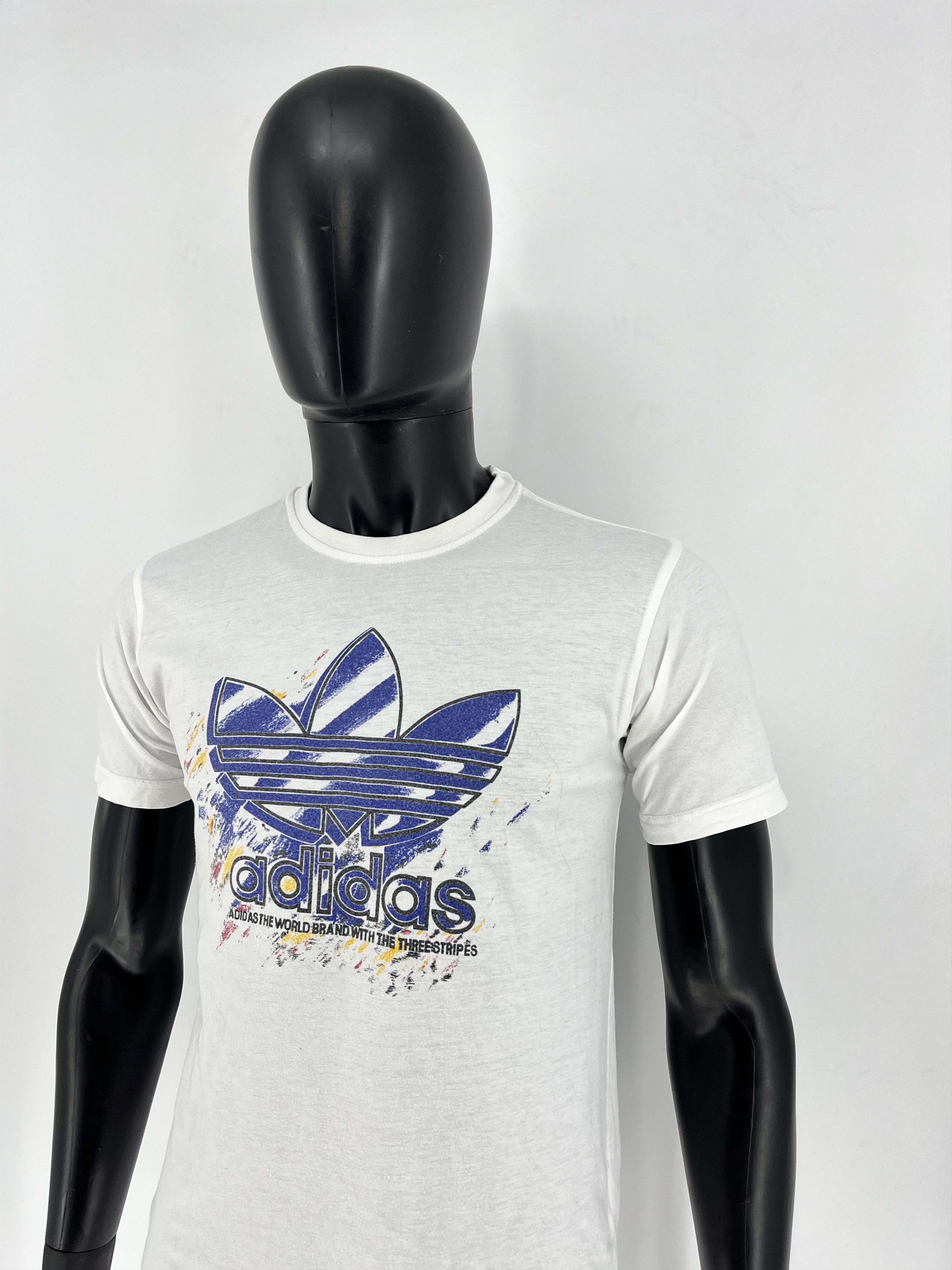 Adidas × Vintage Adidas Vintage 90s T-Shirt Tee Y2K Streetwear Size US XS / EU 42 / 0 - 4 Thumbnail