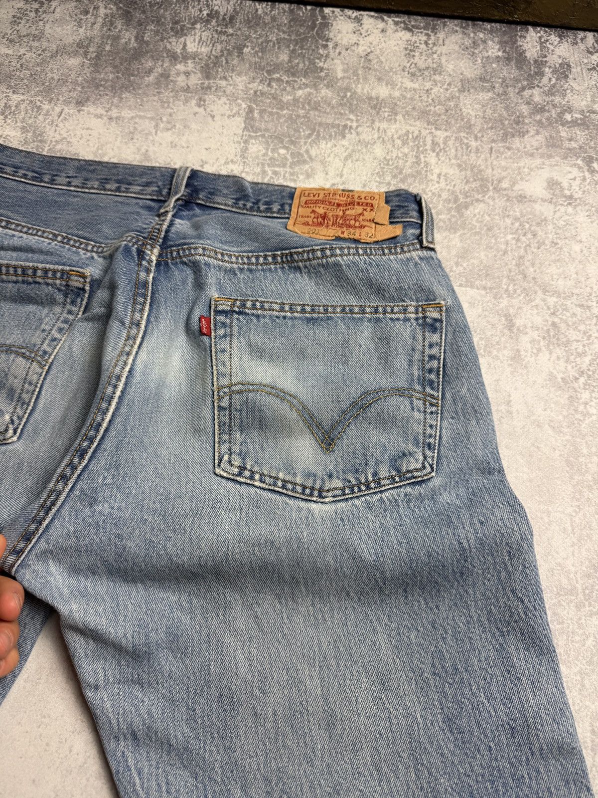 Levi's × Vintage VINTAGE 90s Levi’s 501 Baggy Rare y2k Workwear Japan Jeans Size US 32 / EU 48 - 16 Thumbnail