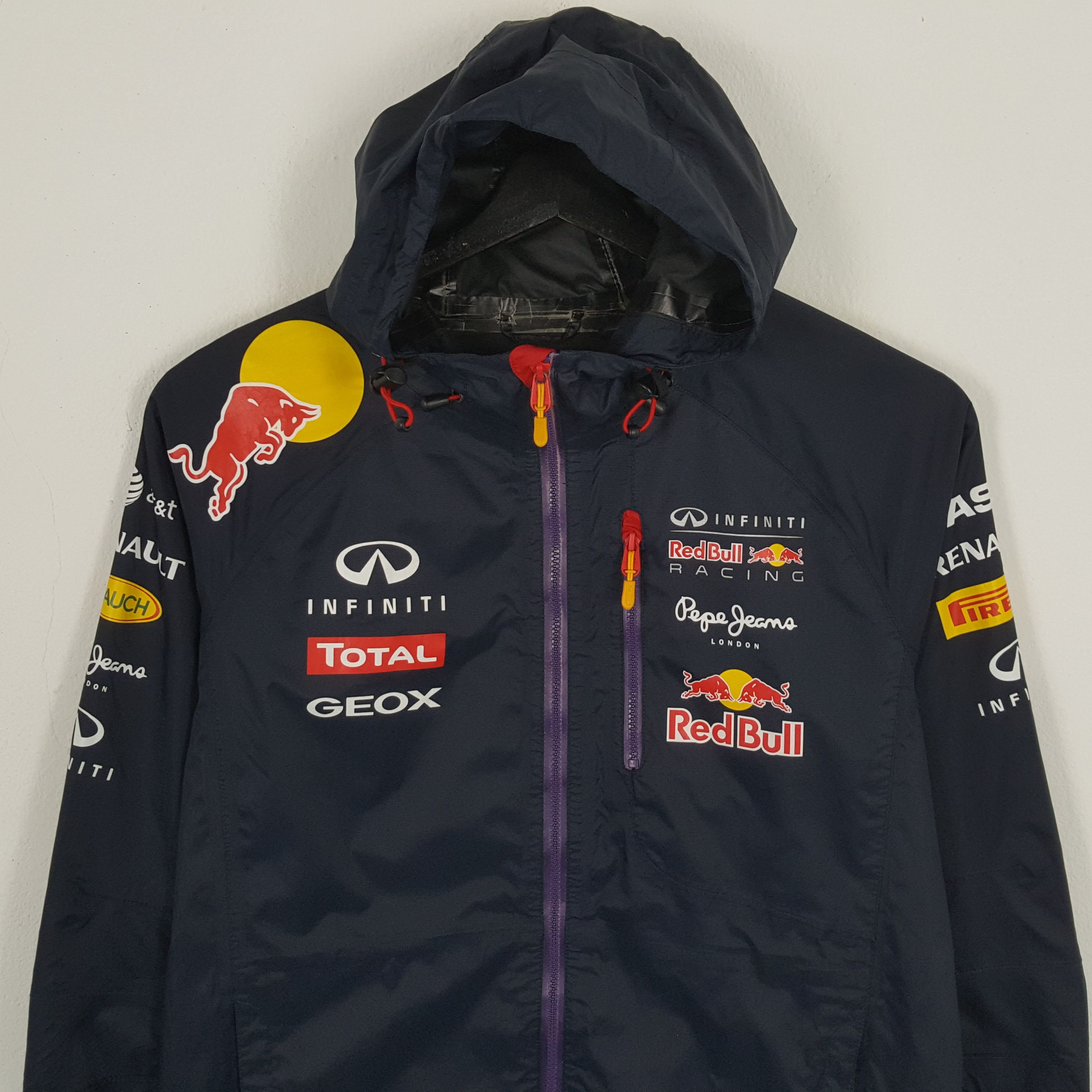 Pepe Jeans × Red Bull × Vintage RED BULL RACING Logo Design Racing Crew Style Jacket Size US L / EU 52-54 / 3 - 4 Thumbnail