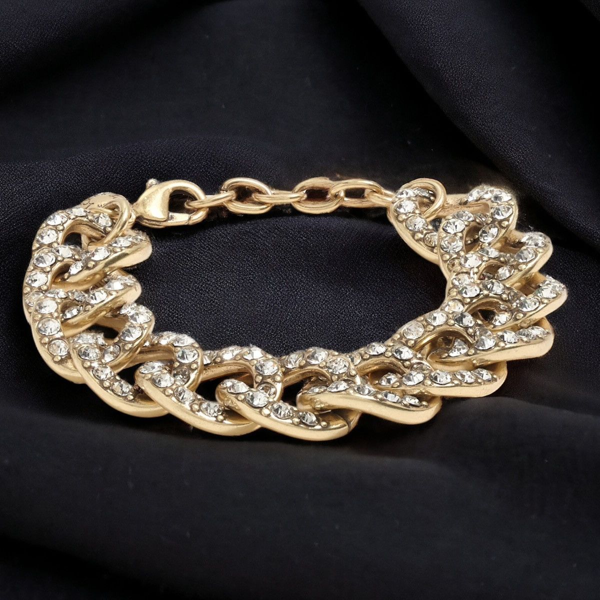 J.Crew J. Crew paved crystal chunky link bracelet Size ONE SIZE - 1 Thumbnail