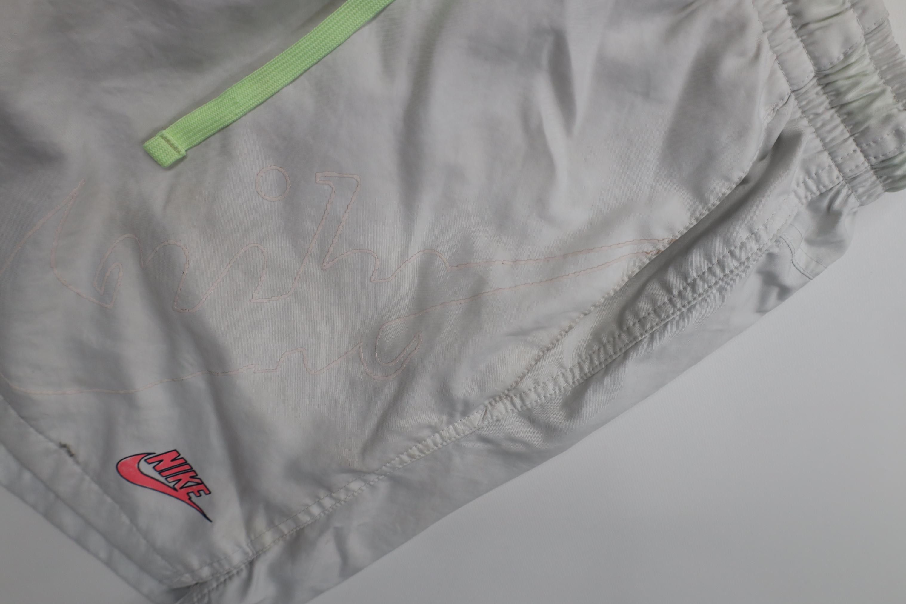 Nike Nike Spell Out Big Logo Lined Woven Festival Shorts Gray Size US 32 / EU 48 - 7 Thumbnail