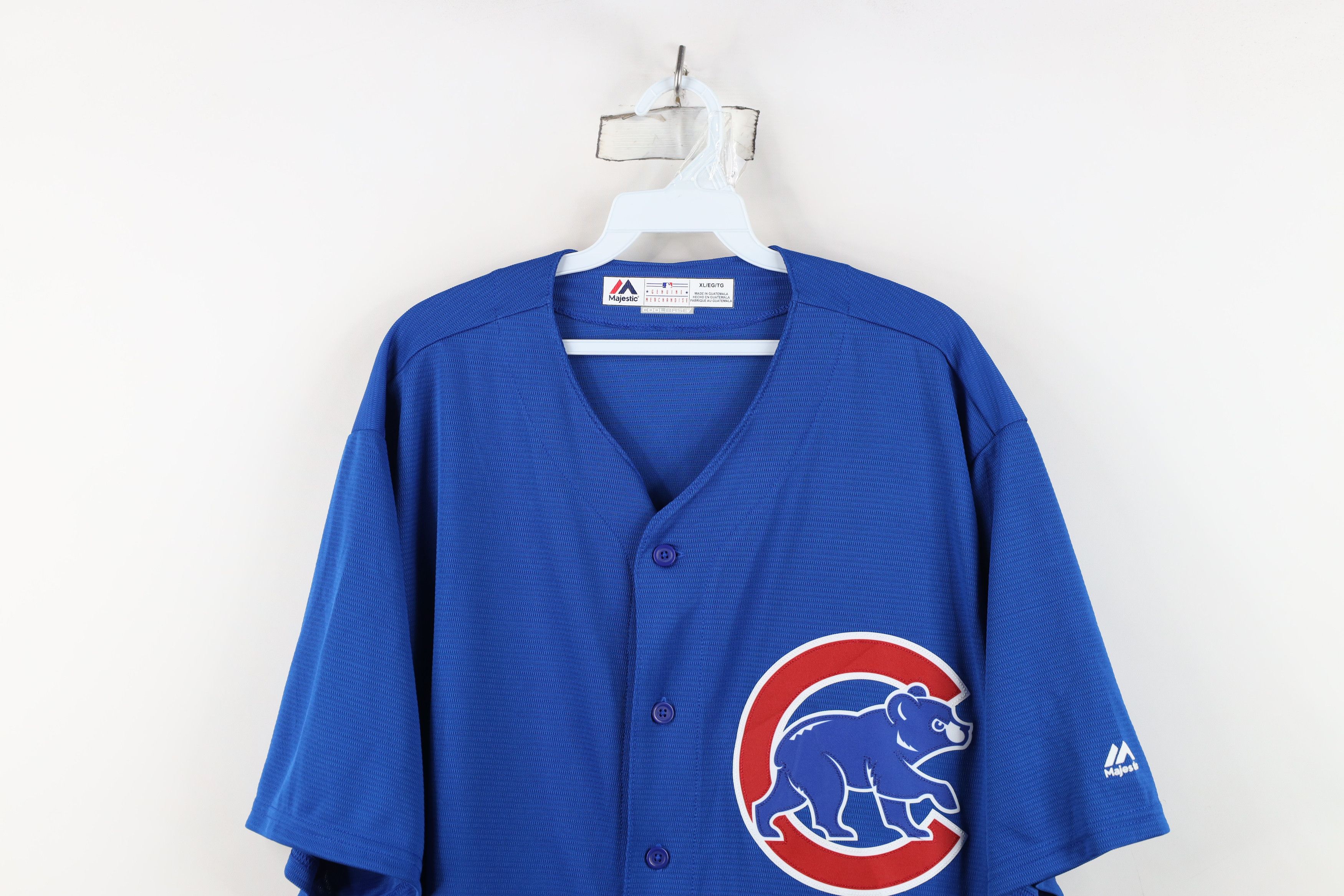 Majestic Majestic Base Chicago Cubs Baseball Jersey Blue Polyester Size US XL / EU 56 / 4 - 2 Thumbnail
