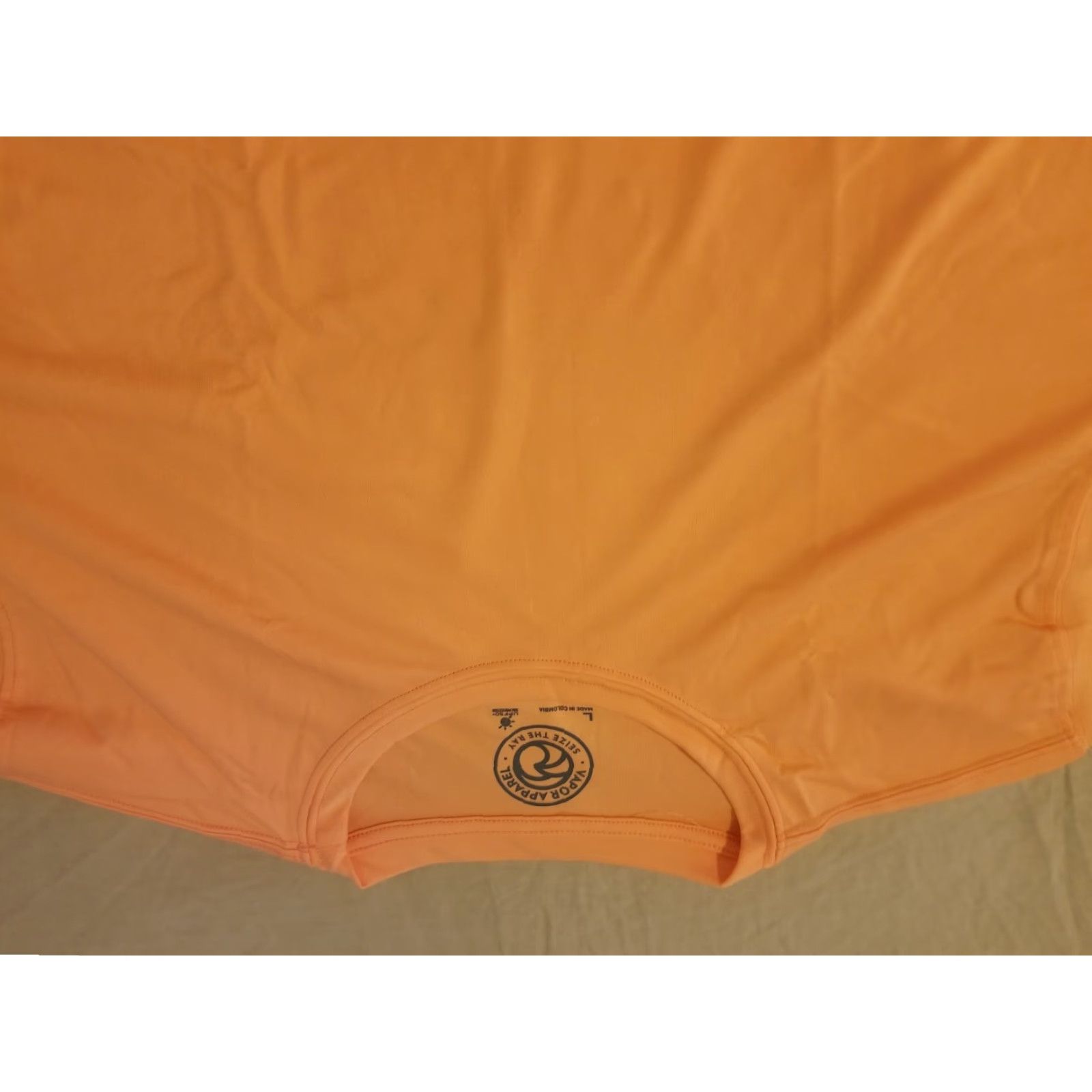 Vintage Vapor Apparel Shirt Mens L Orange Long Sleeve Athletic Activewear T-Shirt Size US L / EU 52-54 / 3 - 2 Thumbnail