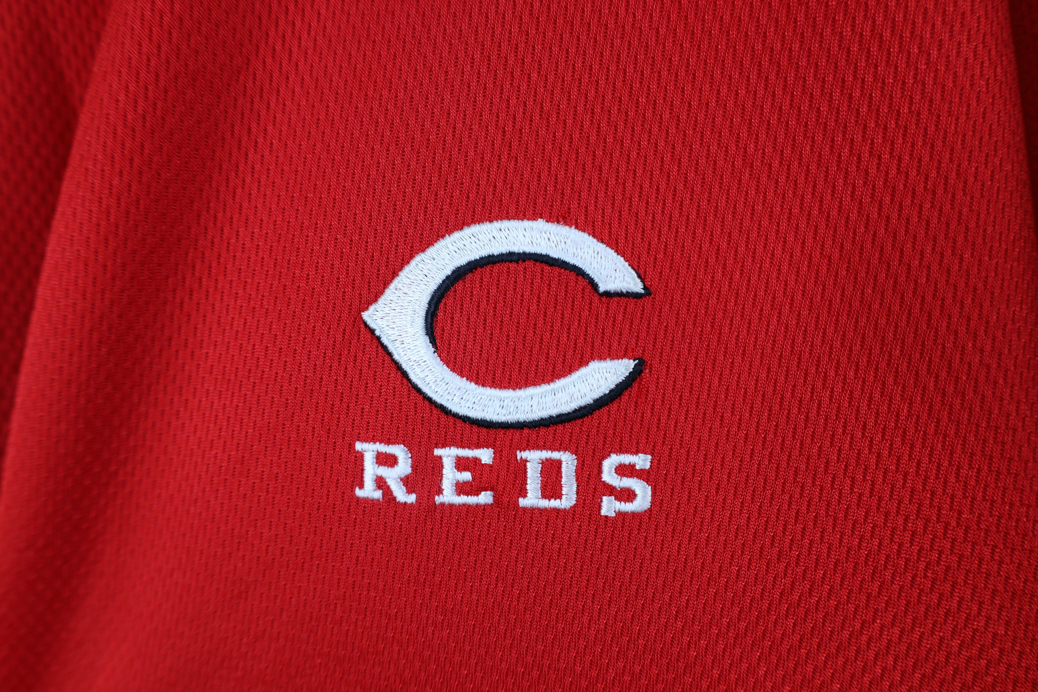 Vintage Vintage 90s Spell Out Cincinnati Reds Baseball T-Shirt Red Size US XL / EU 56 / 4 - 4 Thumbnail