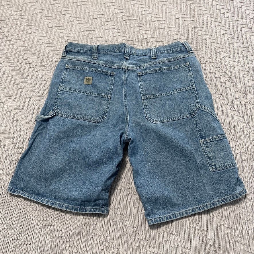 Lee Vintage Lee Dungaree jean shorts size 40L Size US 40 / EU 56 - 2 Thumbnail