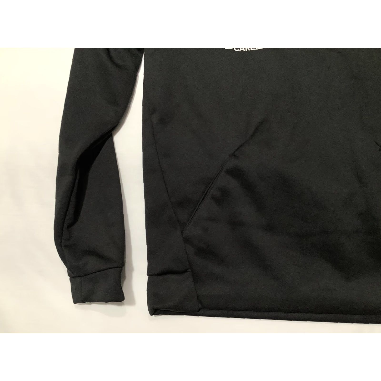 Nike Nike Hoodie Mens Small Black Dri-FIT Pullover Sweatshirt Front Pockets Graphic Print Swoosh CASE Study Program Sports Size US S / EU 44-46 / 1 - 3 Thumbnail