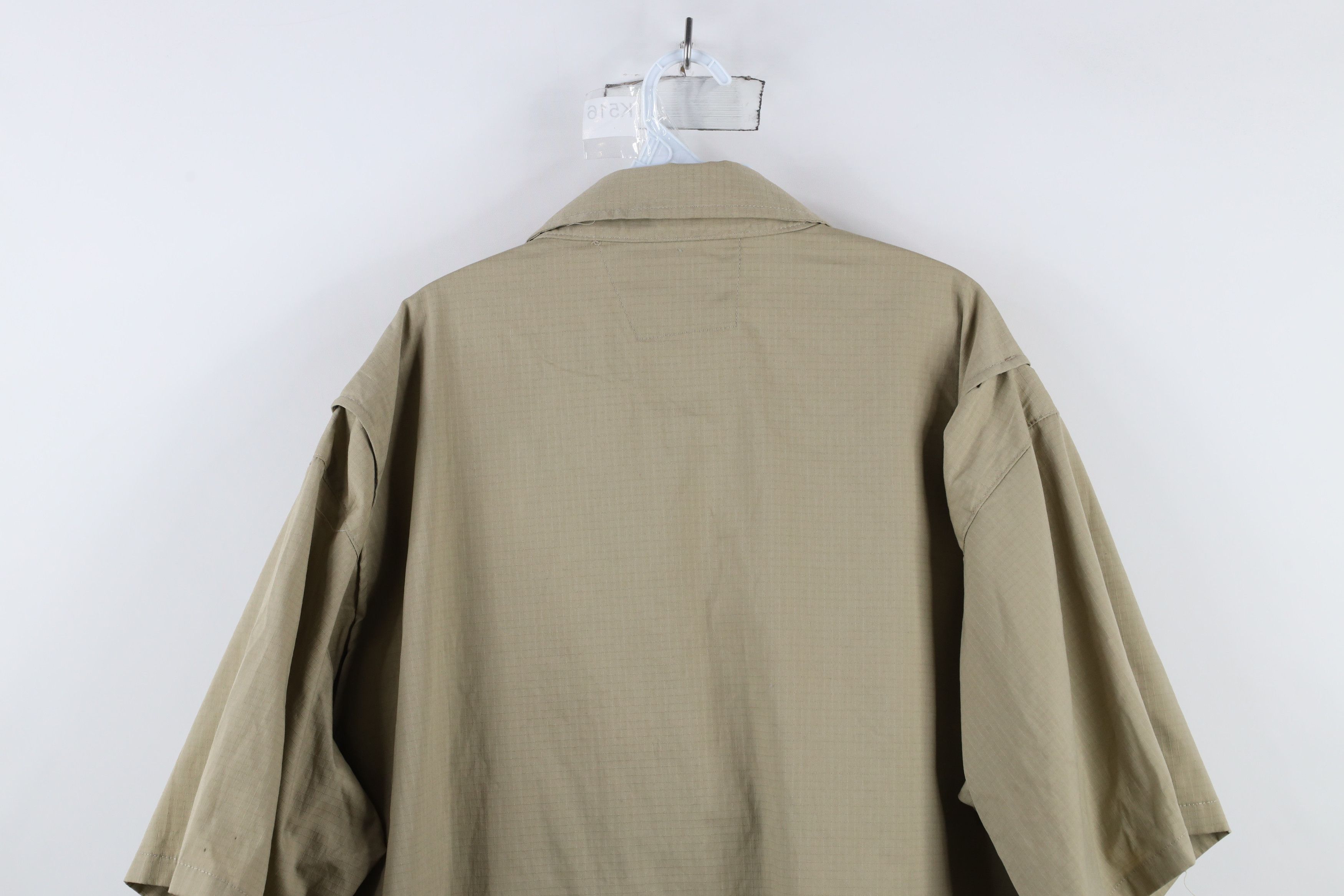 Carhartt × Vintage Vintage Carhartt Ripstop Short Sleeve Collared Button Shirt Size US XXL / EU 58 / 5 - 14 Thumbnail