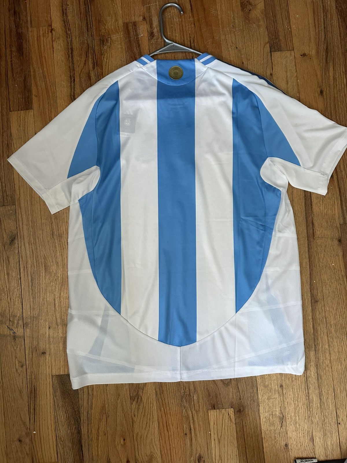 Adidas Argentina world cup champions jersey Size US L / EU 52-54 / 3 - 2 Thumbnail