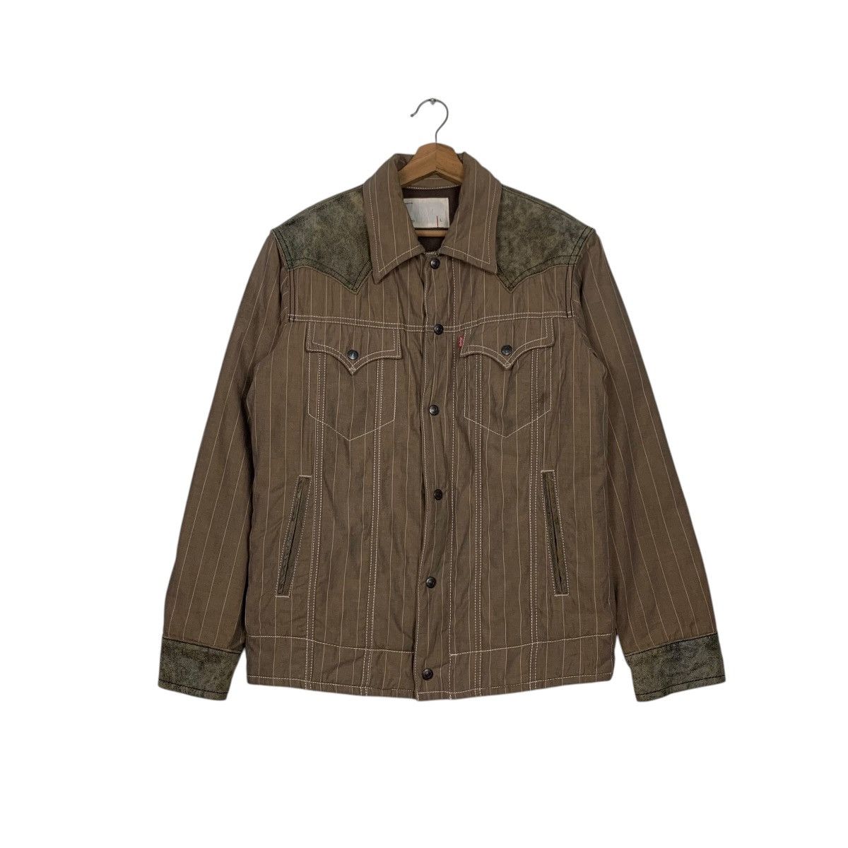 Levi's LEVIS REDLOOP 4 Pocket Striped Western Jacket #2517-C114 Size US L / EU 52-54 / 3 - 1 Thumbnail