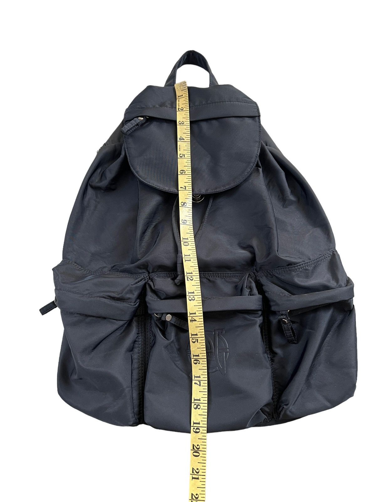 Jean Paul Gaultier 1990 Jean Paul Gaultier Embossed Logo Tanker Backpack Size ONE SIZE - 13 Thumbnail
