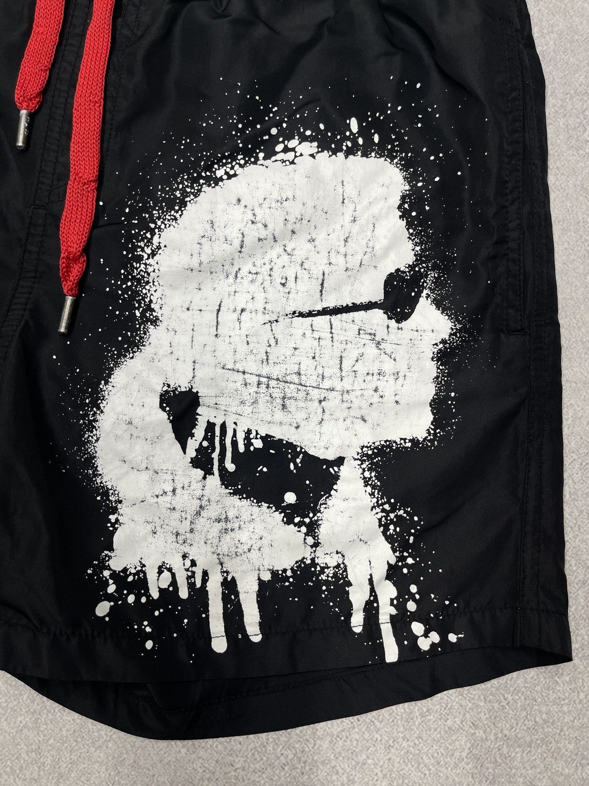 Designer × Karl Lagerfeld Mens Karl Lagerfeld Beachwear Black Shorts Big Logo Size M Size US 32 / EU 48 - 4 Thumbnail