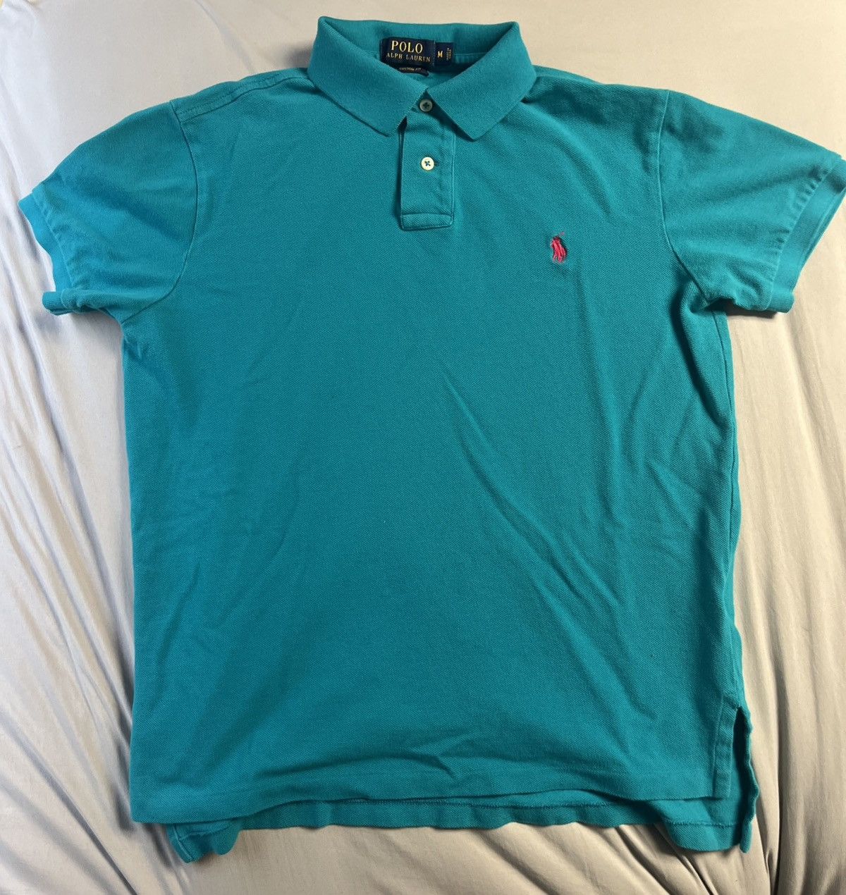 Polo Ralph Lauren Blue Polo Ralph Lauren polo shirt Size US M / EU 48-50 / 2 - 2 Thumbnail