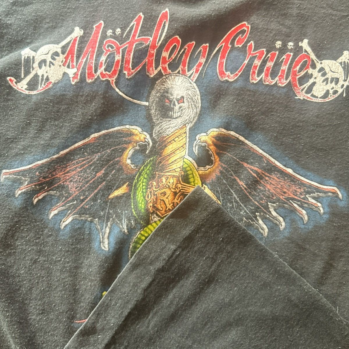 Fruit Of The Loom Original 1989 Vintage Mötley Crüe band t-shirt Size US L / EU 52-54 / 3 - 3 Thumbnail