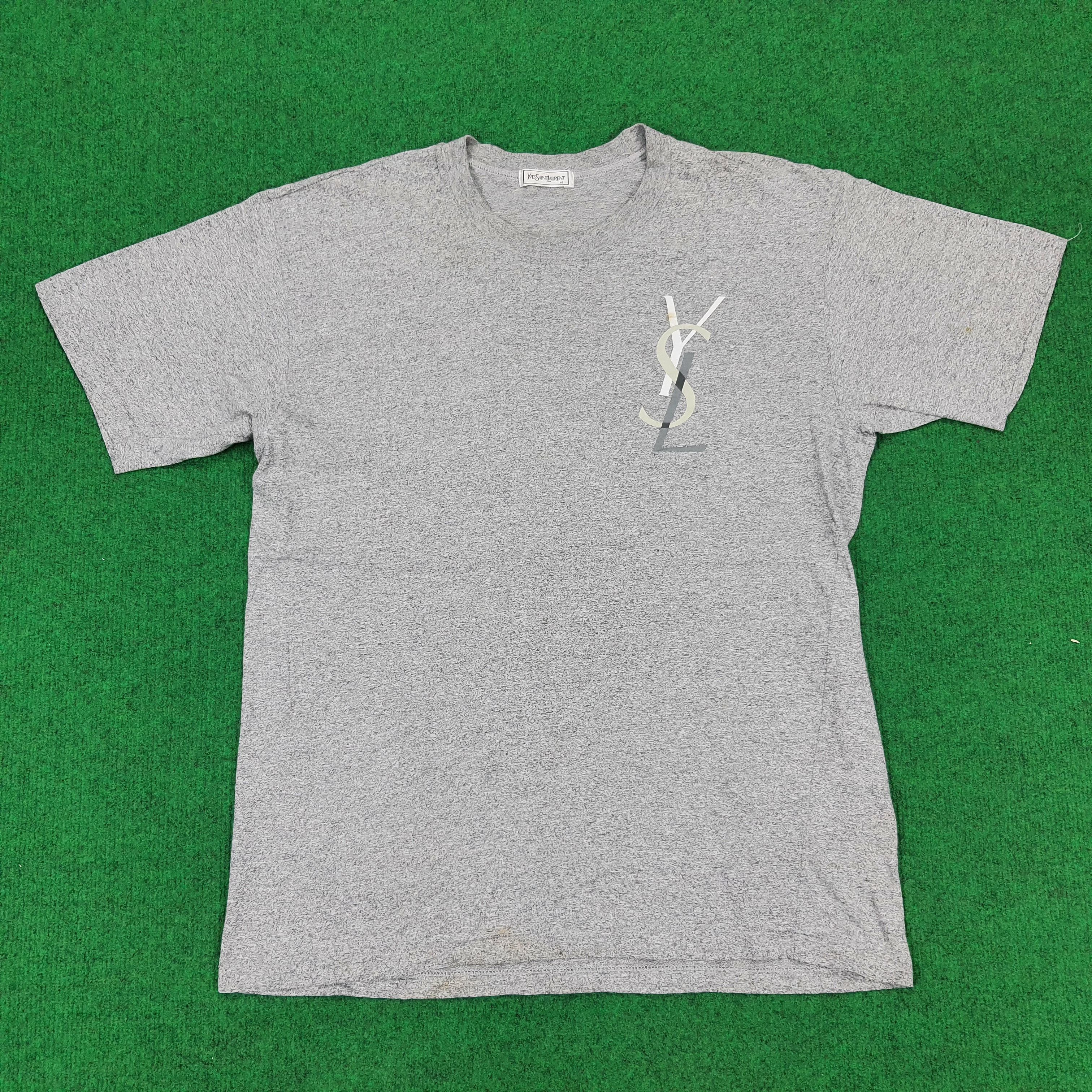 Vintage × Yves Saint Laurent Vintage YSL Yves Saint Laurent T-shirt Size US M / EU 48-50 / 2 - 1 Thumbnail