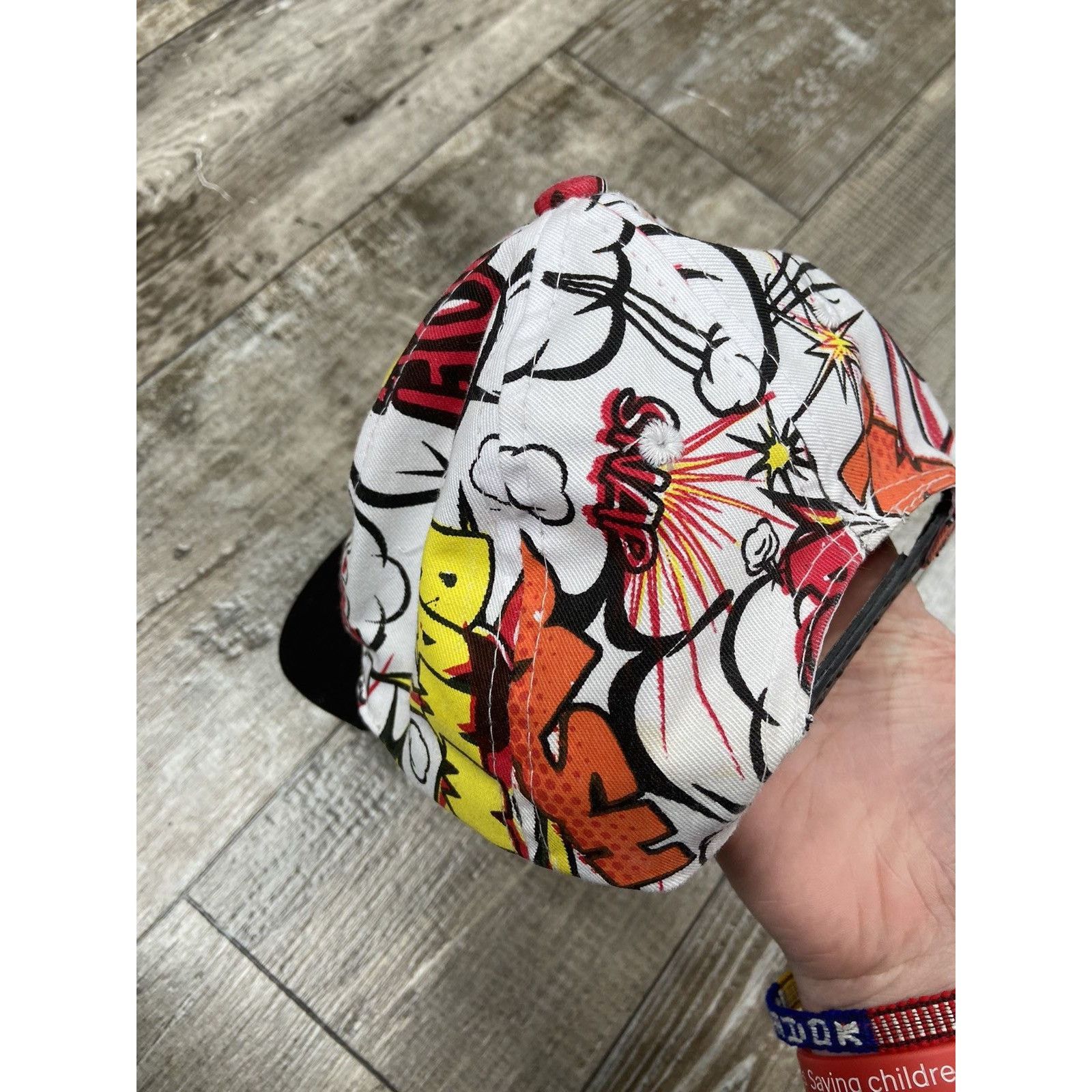 Japanese Brand × Vintage Crazy Comic Cartoon All Over Print Embroidered SnapBack Hat Size ONE SIZE - 2 Thumbnail