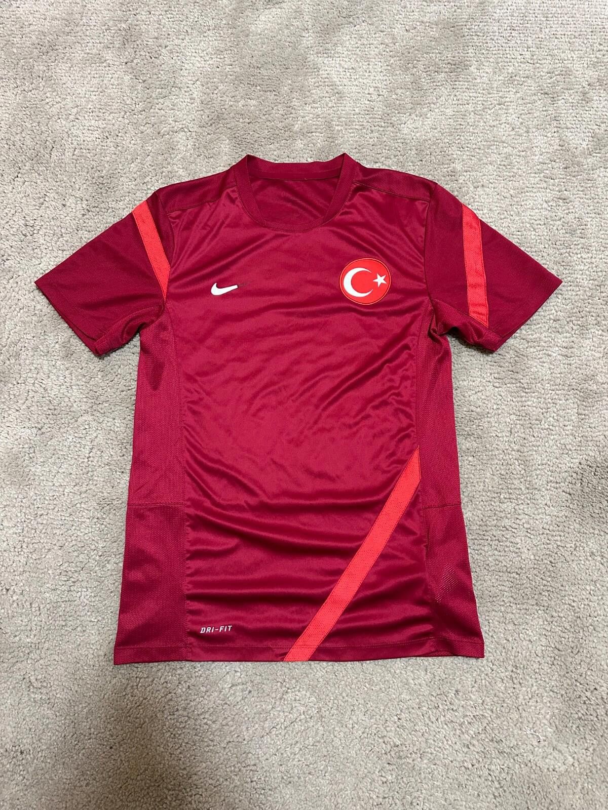 Nike Nike Turkey 2022 Football Soccer Training Shirt Jersey Sz S Size US S / EU 44-46 / 1 - 1 Thumbnail