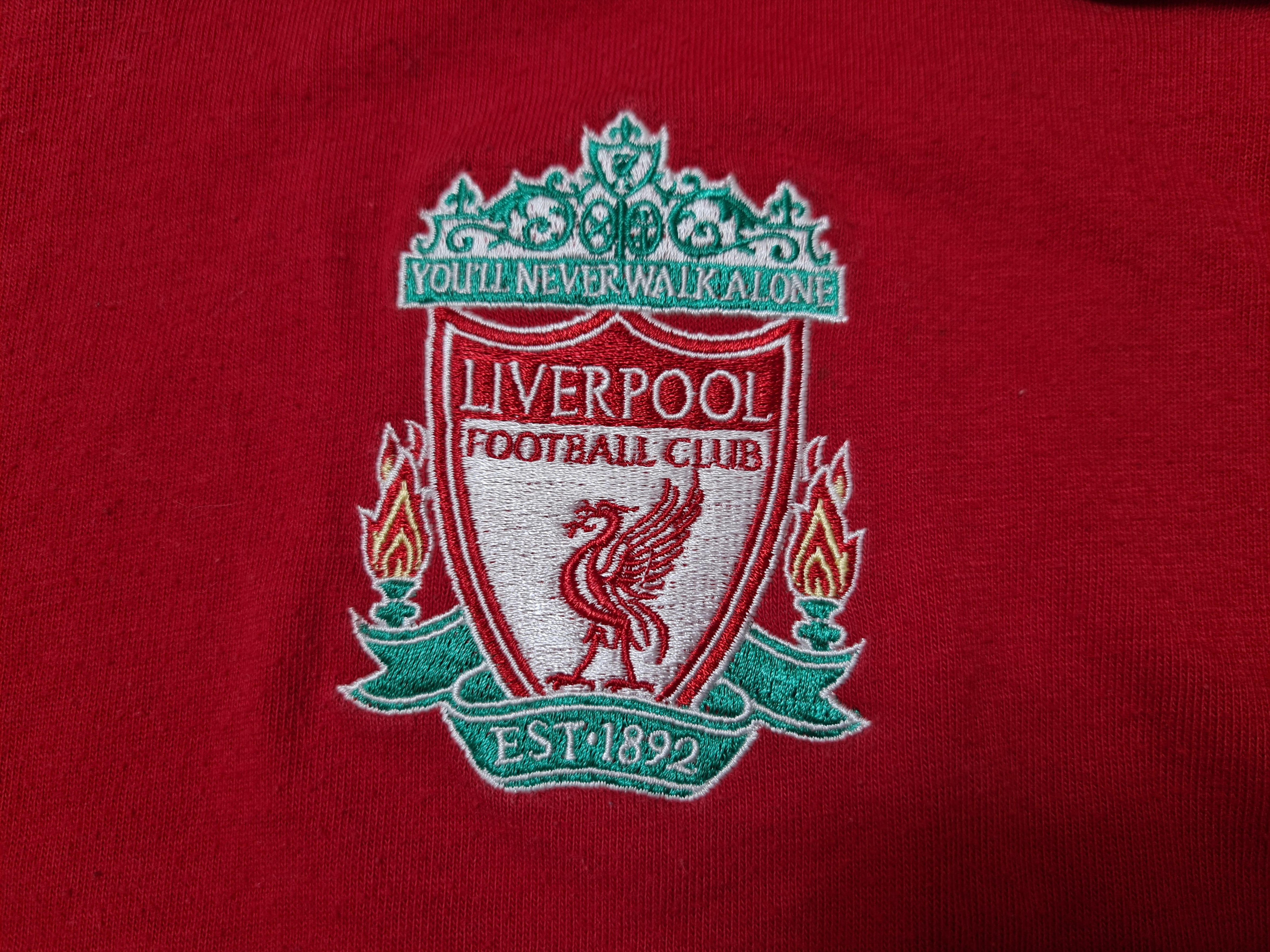 Adidas LIVERPOOL 2008 2009 TRAINING FOOTBALL SOCCER JERSEY COTTON Size US L / EU 52-54 / 3 - 4 Thumbnail
