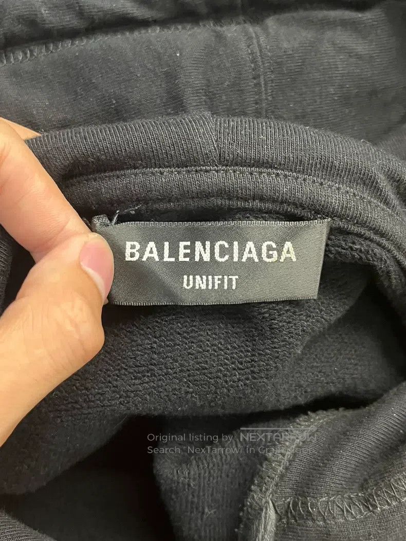 Balenciaga Balenciaga Loose Fit Solid Color Crewneck Sweatshirt, Men' Size US L / EU 52-54 / 3 - 3 Thumbnail