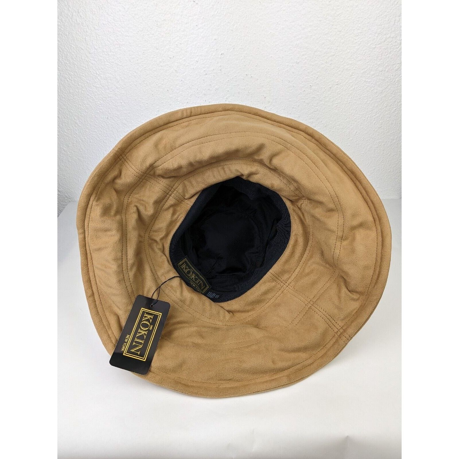 Other NWT KOKIN New York Floppy Packable Sun Hat Faux Suede Wide Size ONE SIZE - 7 Thumbnail