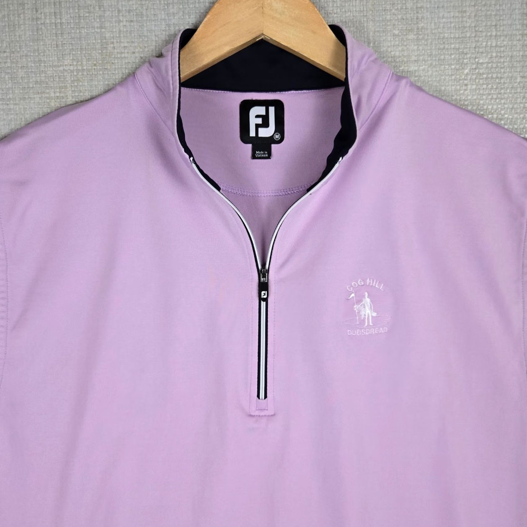 Footjoy FootJoy x Cog Hill Dubsdread Lilac Mens Medium Vest - Golf Performance Size US M / EU 48-50 / 2 - 2 Thumbnail