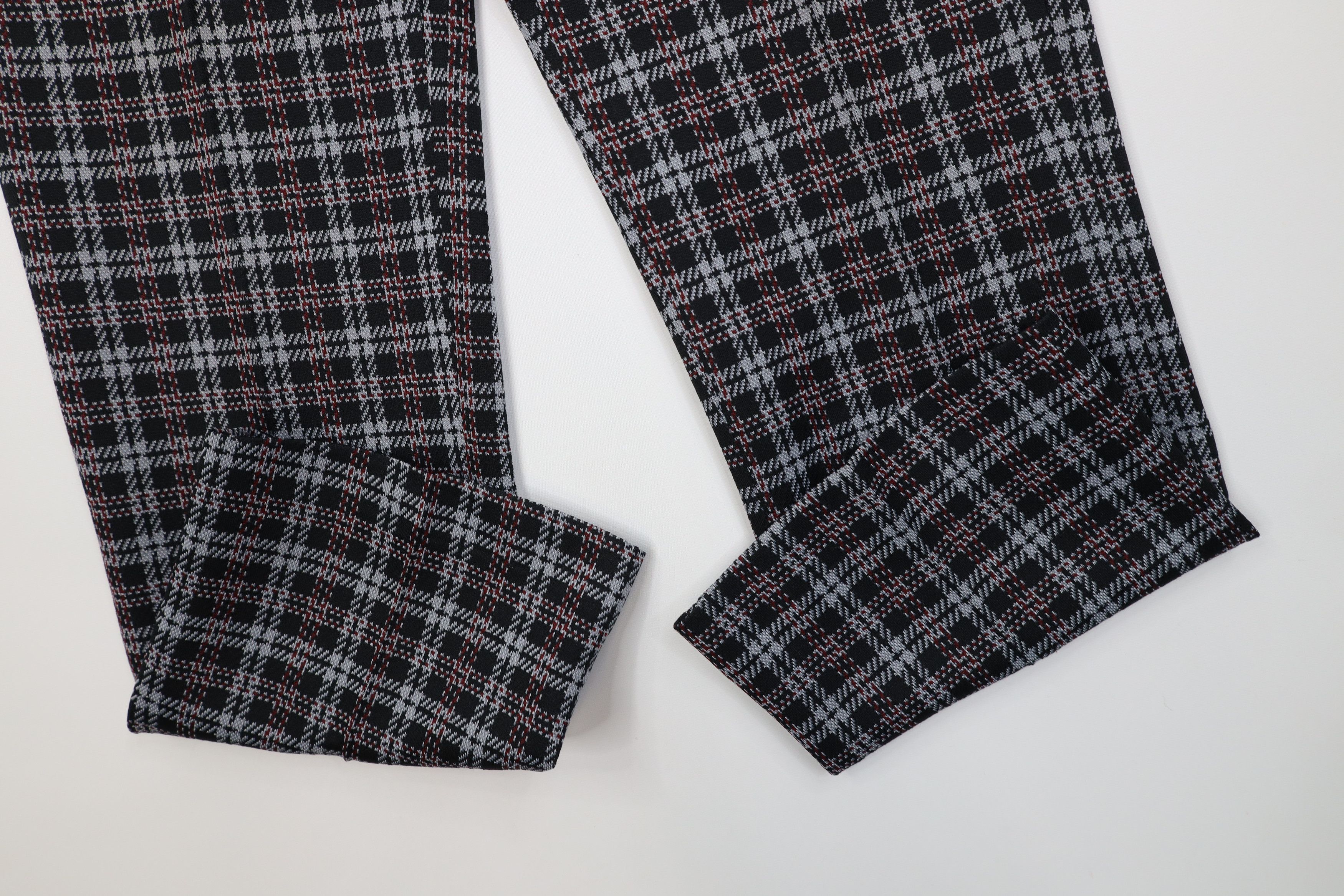 Vintage Vintage 70s Streetwear Flared Wide Leg Chino Pants Plaid USA Size US 32 / EU 48 - 5 Thumbnail