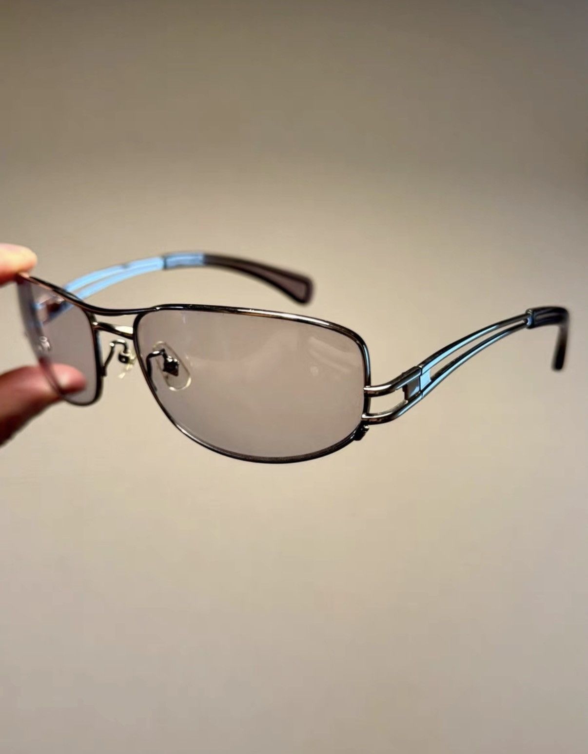 Jean Paul Gaultier Jean Paul Gaultier Curved Temple Sunglasses K24 Size ONE SIZE - 1 Thumbnail