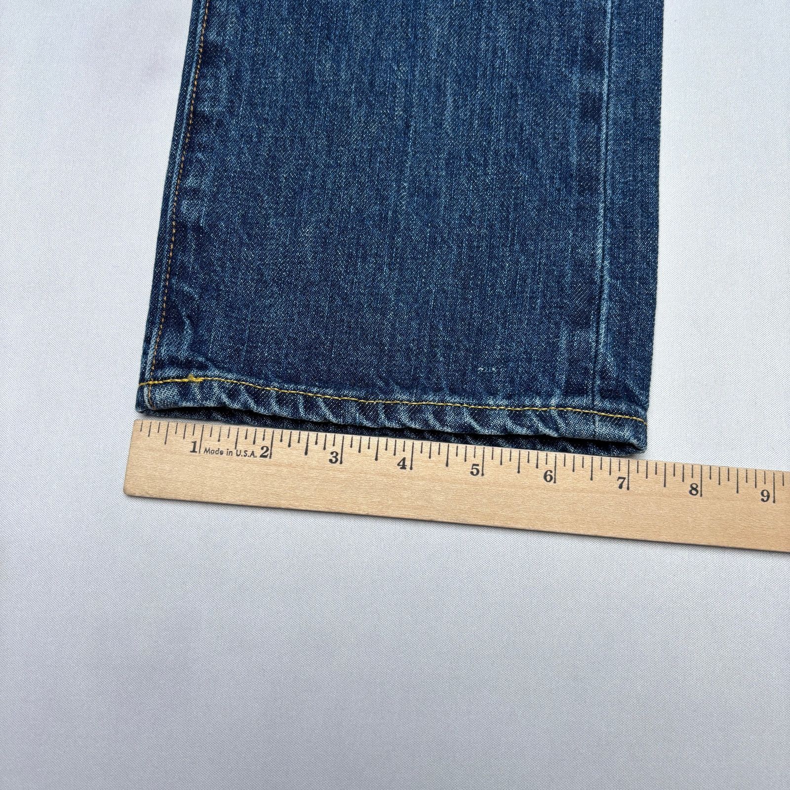 Sid Mashburn $325 Sid Mashburn Japanese Selvedge Deep Indigo Jeans 33x32 Size US 33 - 10 Thumbnail