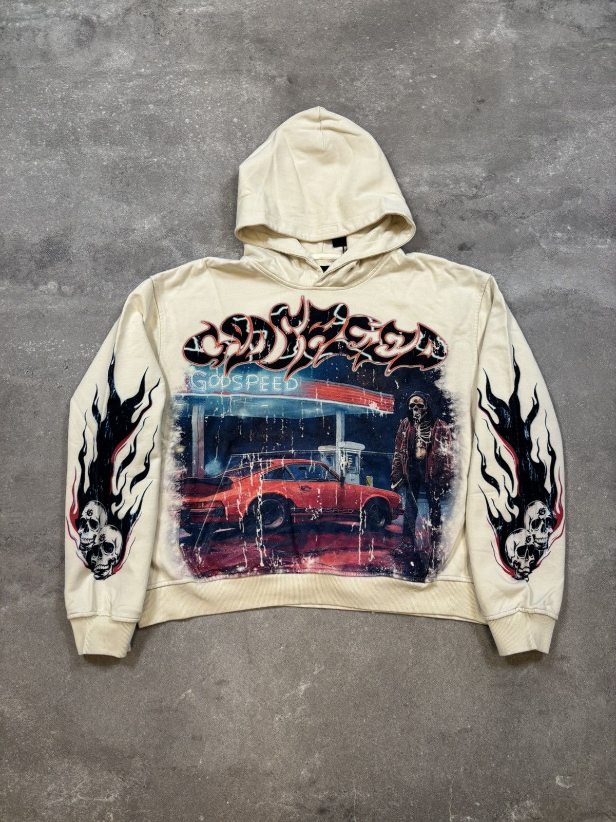 Godspeed Pitstop Hoodie Bone