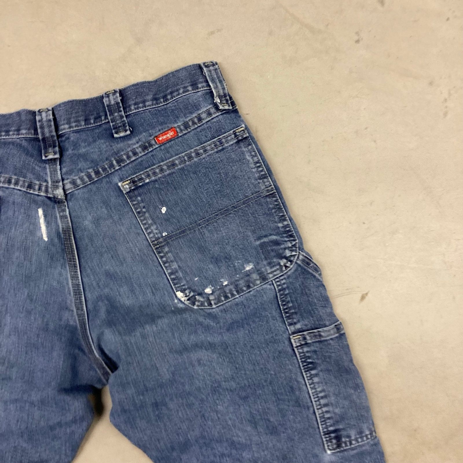 Vintage × Wrangler vintage thrashed wrangler carpenter cargo 34x30 Size US 34 / EU 50 - 5 Thumbnail