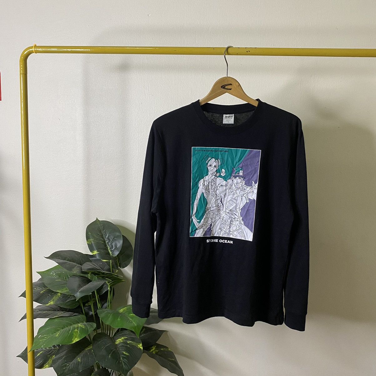 Anime Vintage Y2K Jojo's Bizarre Adventure Stone Ocean LS Tee Size US M / EU 48-50 / 2 - 1 Thumbnail