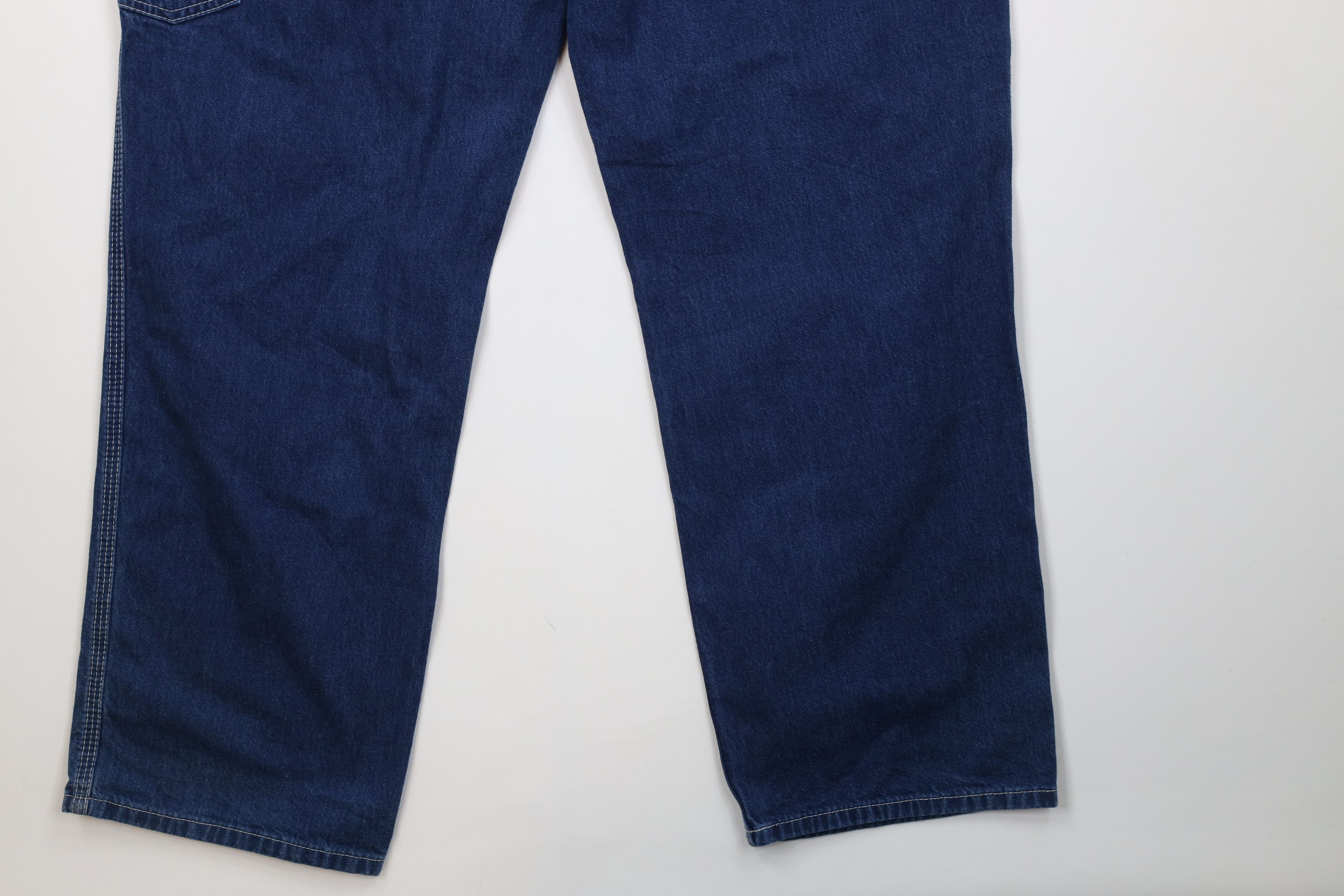 Carhartt Vintage Y2K Carhartt Wide Leg Dungaree Denim Jeans Cotton Size US 38 / EU 54 - 13 Thumbnail