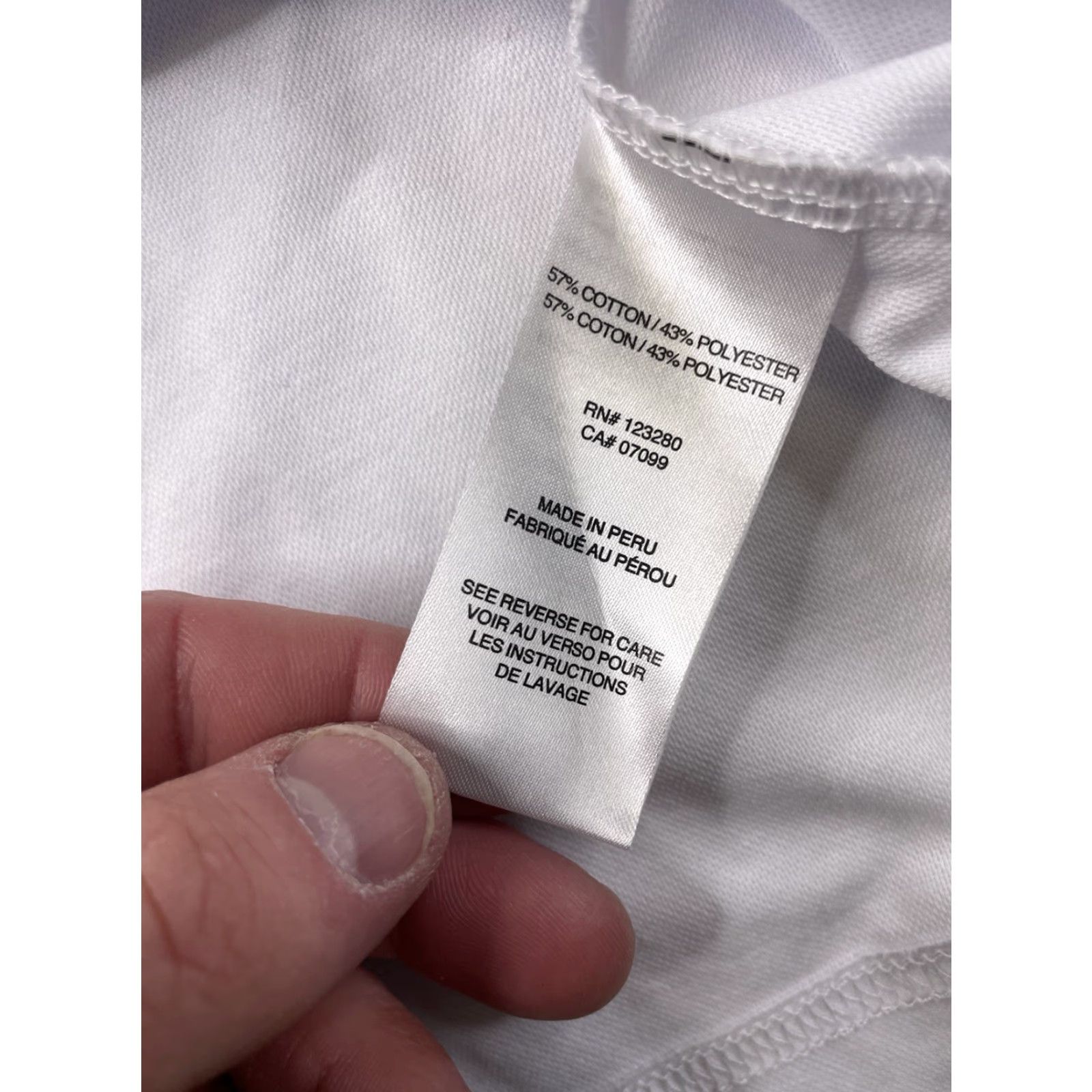 TravisMathew Travis Mathew Polo Shirt Golf Performance Texas White Cotton Polyester Knit Short Sleeve Regular L Men's Polo Shirt Size US L / EU 52-54 / 3 - 7 Thumbnail