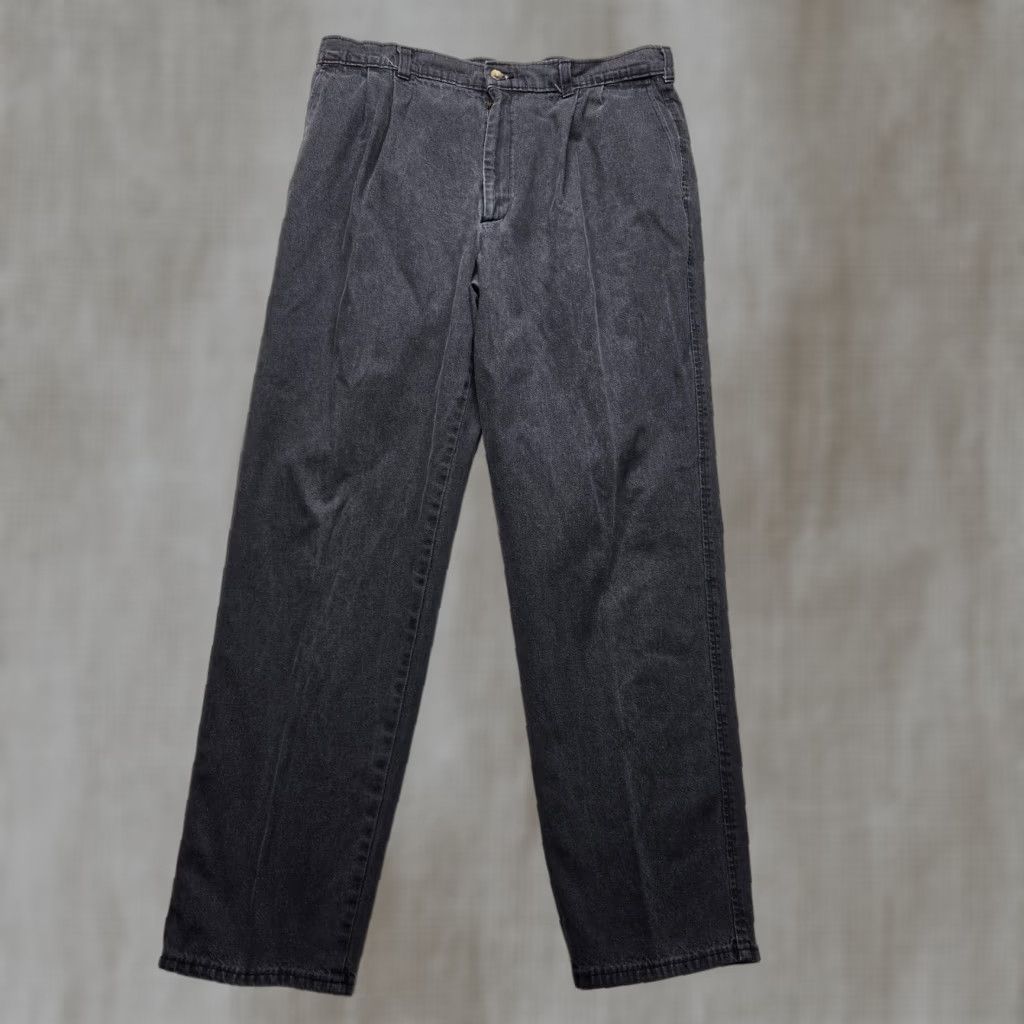 Farah Farah Pants Gray Jeans Pants Denim Straight Leg Pockets Adult Men's Size 38 x 32 90s City Preppy, Dress Pants, 38, Gray, Farah, Pants, Mens Size US 38 / EU 54 - 1 Thumbnail
