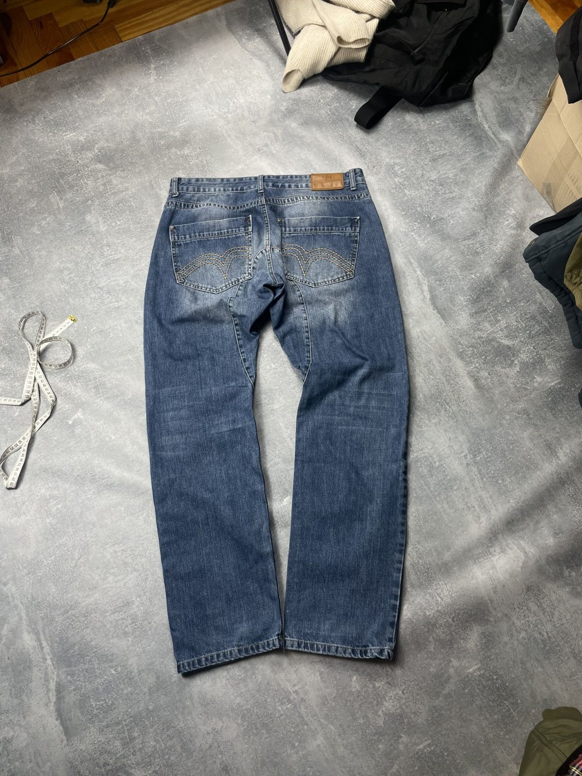 Neighborhood Rare Neighborhood 1997 streetwear denim blue jeans Size US 36 / EU 52 - 2 Thumbnail