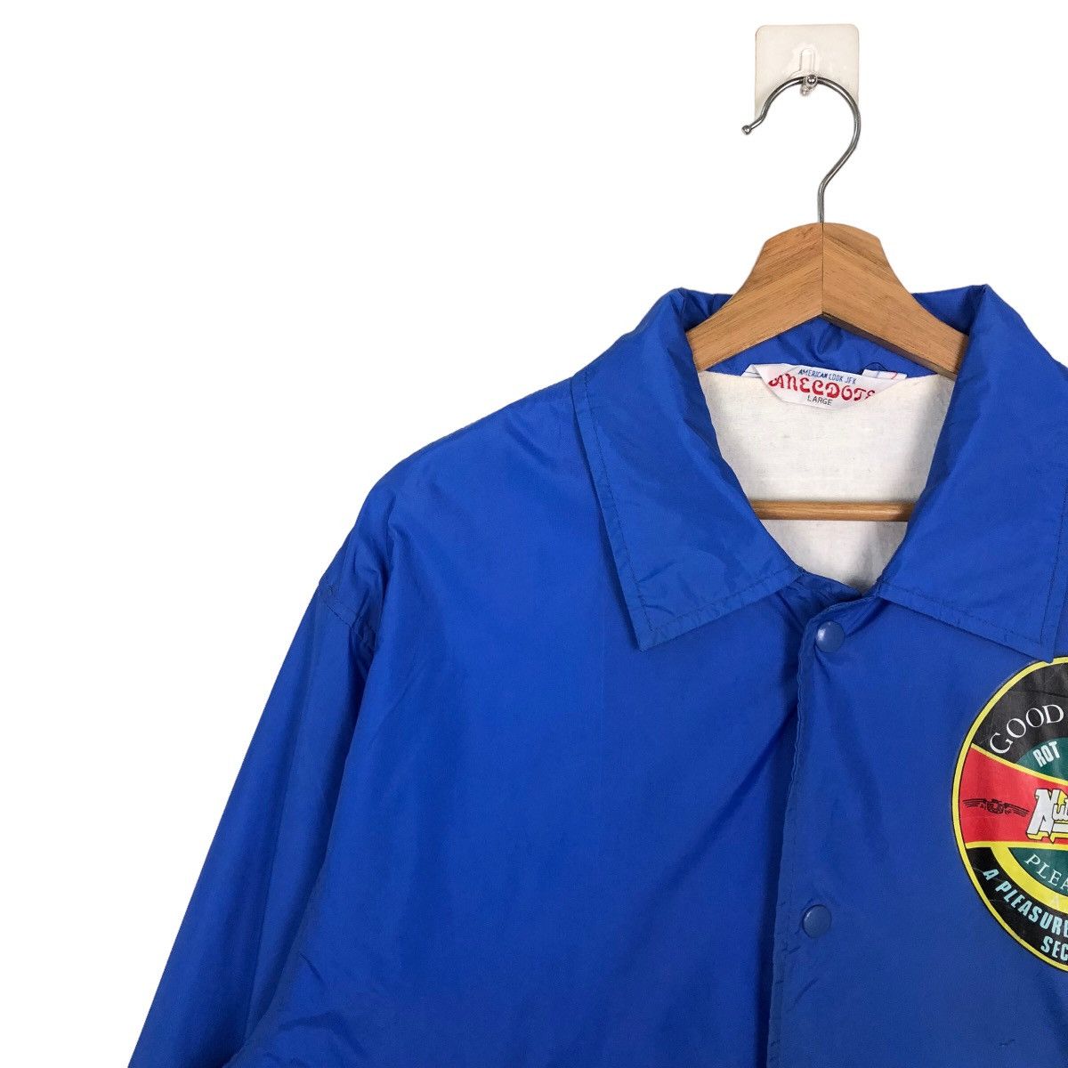 Japanese Brand VINTAGE AMERICAN LOOK NUTTY BOYS COACH JACKET BIG LOGO Size US L / EU 52-54 / 3 - 6 Thumbnail