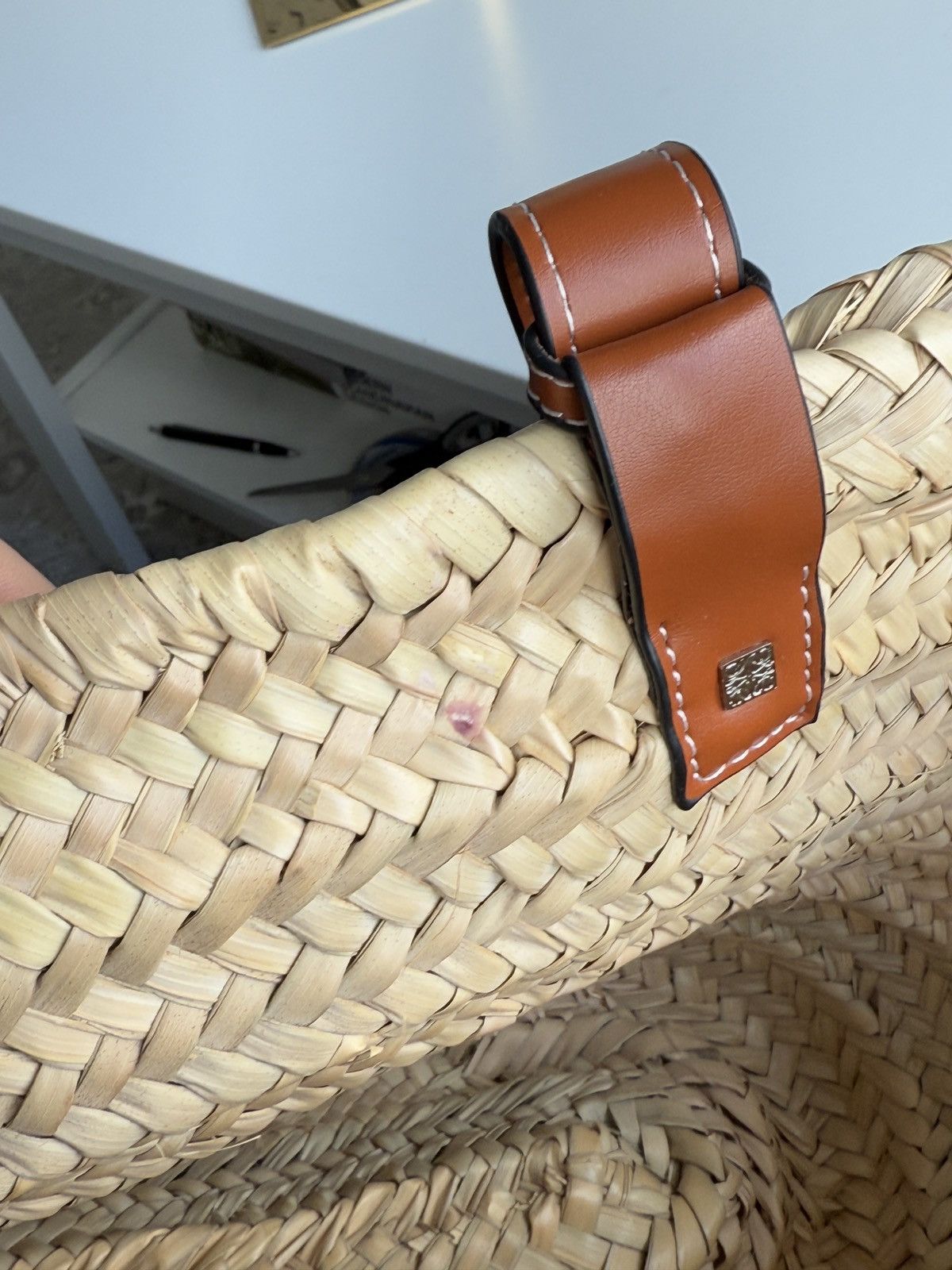 Designer × Loewe Loewe big logo basket bag designer luxury old money summer Size ONE SIZE - 13 Thumbnail