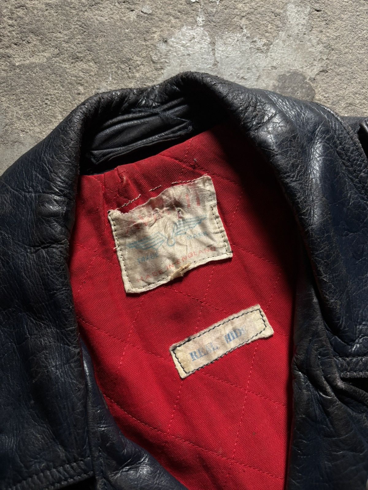 Lewis Leathers 70s Aviakit TwinTrack Bronx Leather Jacket Size US S / EU 44-46 / 1 - 9 Thumbnail