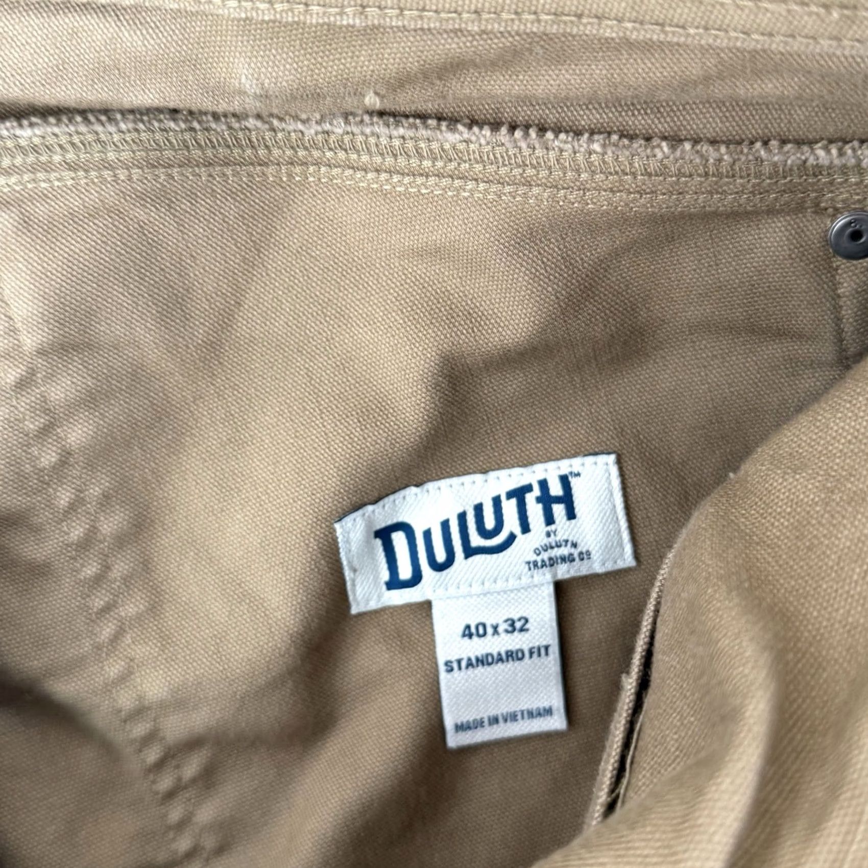 Duluth Trading Company Duluth Trading Co Pants Mens 40x32 Brown Flex Fire Hose HD Standard Fit Stretch Carpenter Casual Workwear Size US 40 / EU 56 - 6 Thumbnail