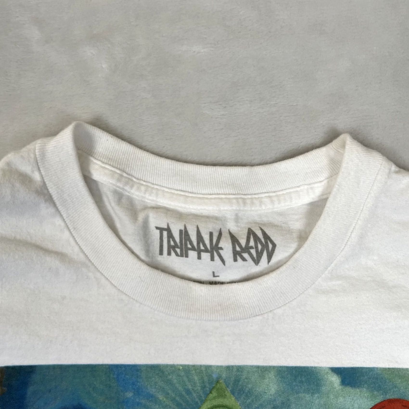 Vintage Trippie Redd Life’s A Trip T-Shirt Mens Large White Concert Tour Merch Shirt Men Regular Short Sleeve Crew Neck Cotton Graphic Print Size US L / EU 52-54 / 3 - 3 Thumbnail