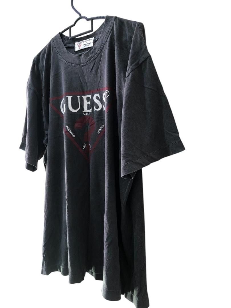 Guess × Vintage Vintage GUESS Tshirt Size US L / EU 52-54 / 3 - 3 Thumbnail