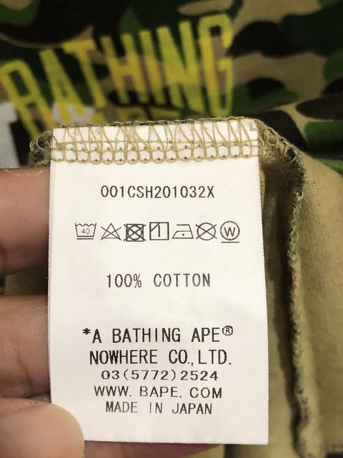 Bape OG Bathing Ape Bape Busy Work ABC Camo Tshirts Size US M / EU 48-50 / 2 - 5 Thumbnail