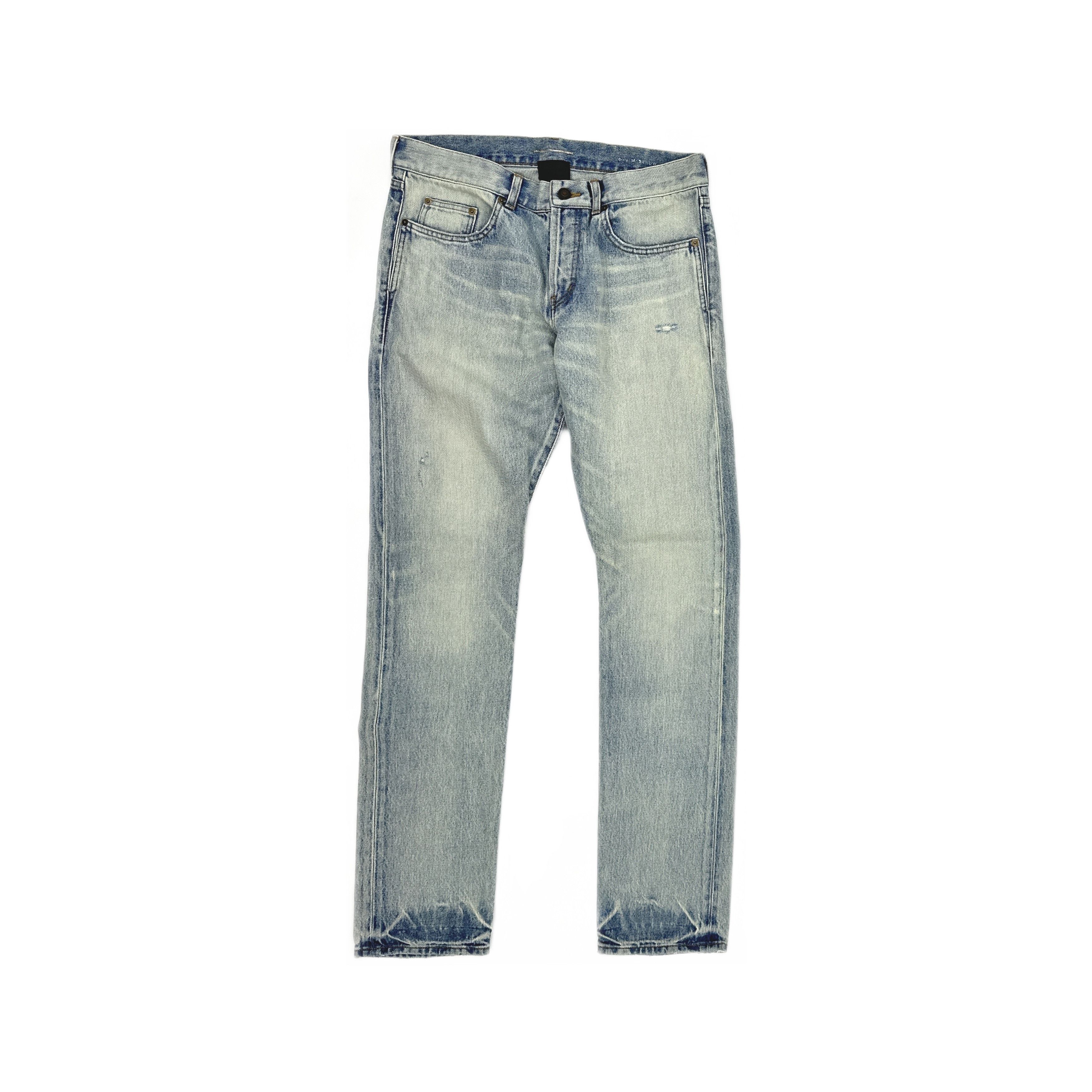 Saint Laurent Paris Saint Laurent Light Wash Denim Jeans Size 32 Size US 32 / EU 48 - 1 Thumbnail