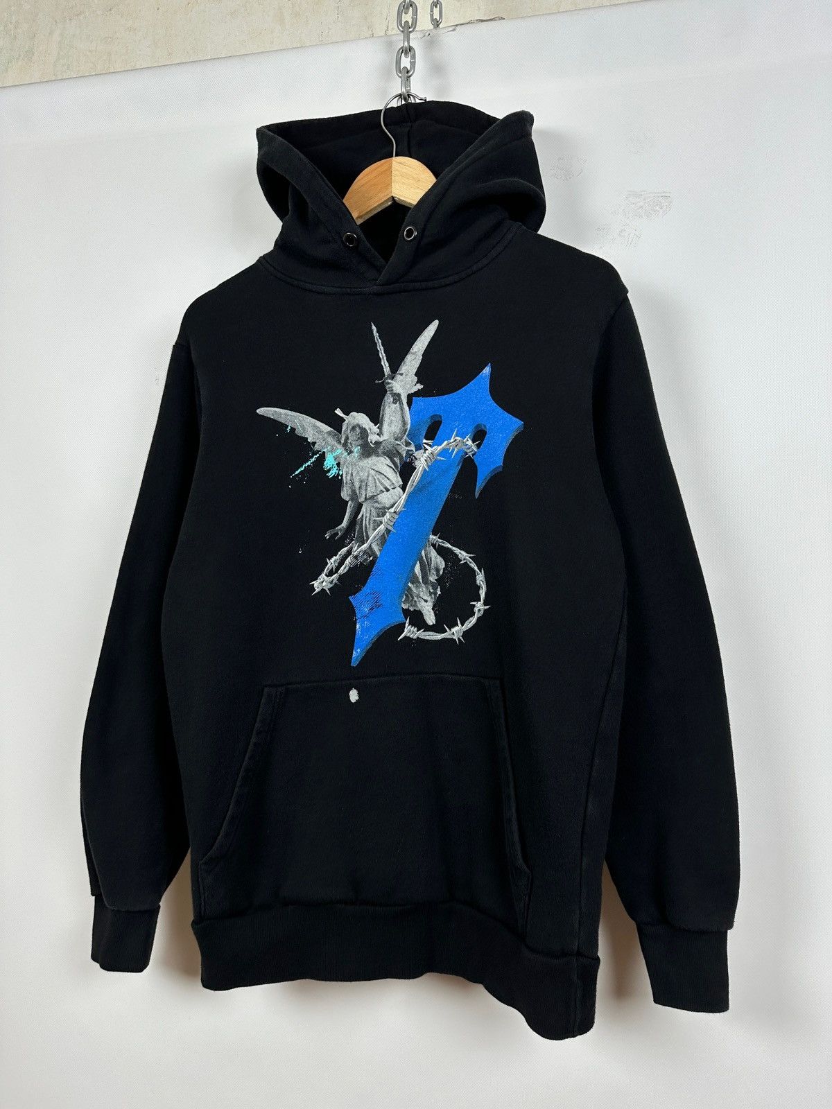Trapstar London Trapstar Black Drill Big Logo Hoodie Size US S / EU 44-46 / 1 - 1 Thumbnail