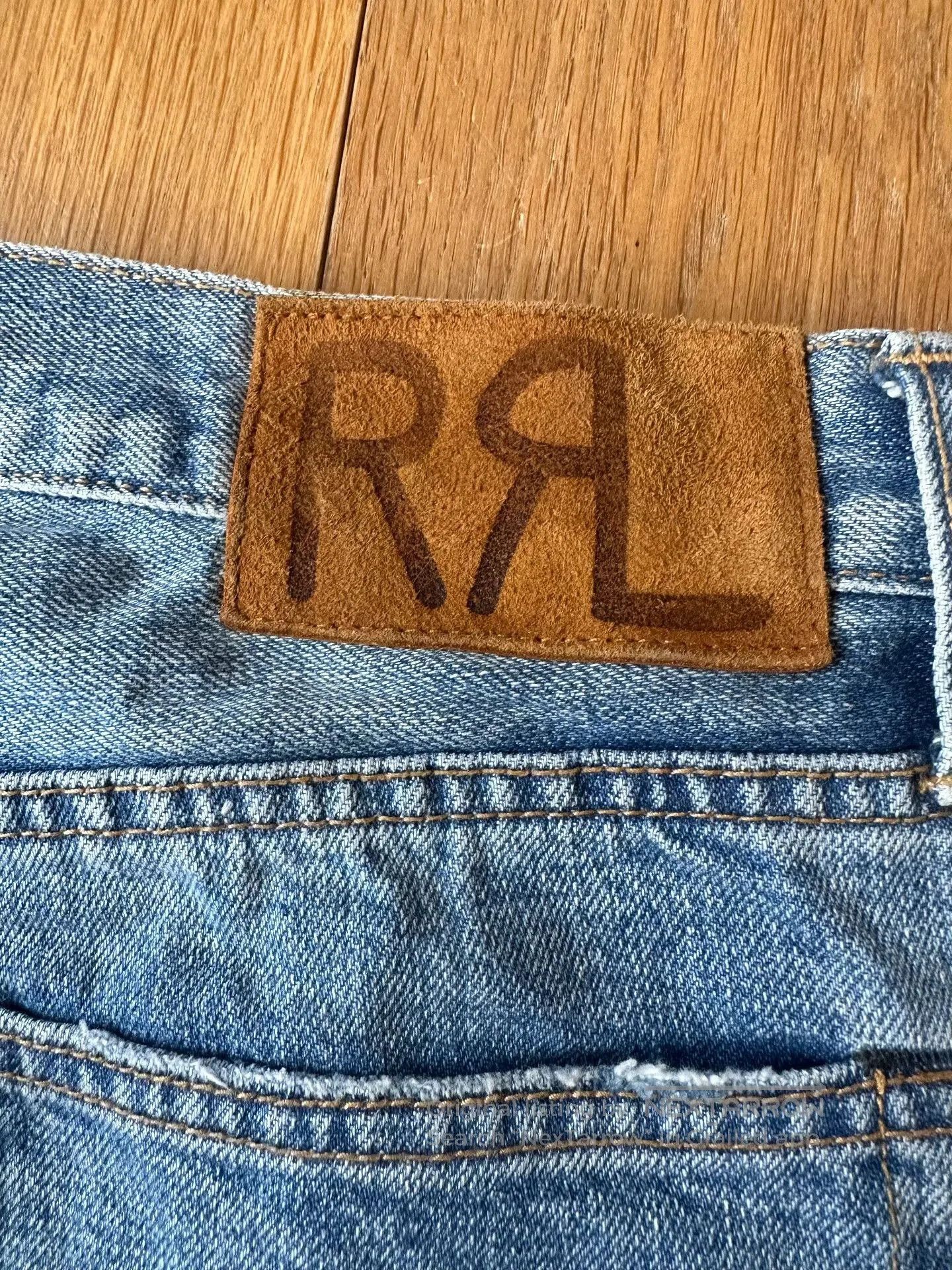 RRL Ralph Lauren RRL Vintage Khaki Jeans W33 L32. Size US 33 - 3 Thumbnail